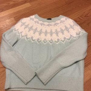 Ann Taylor mint green like new sweater size S